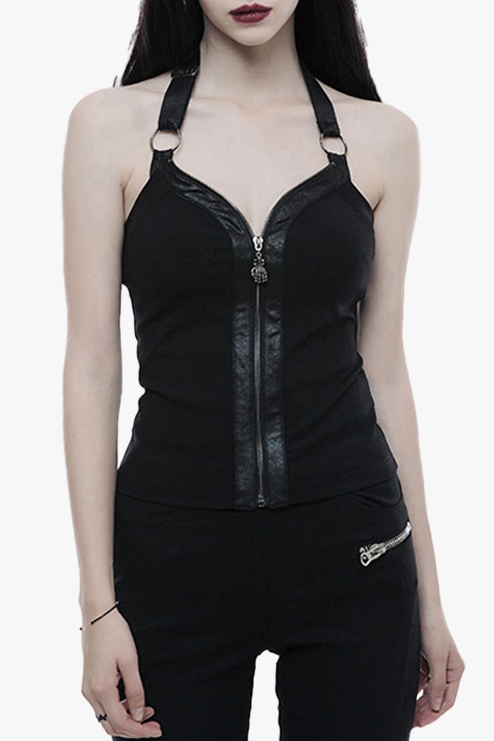 Dark Fashion Goth Corset Vest