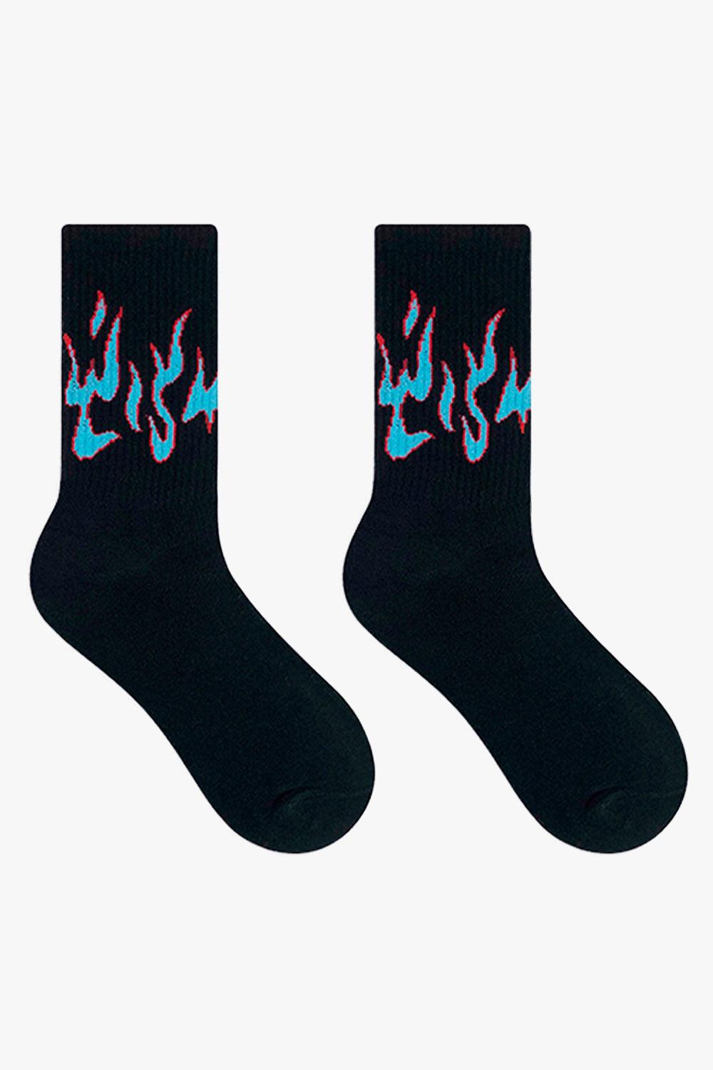 Flame Aesthetic Ankle High Socks