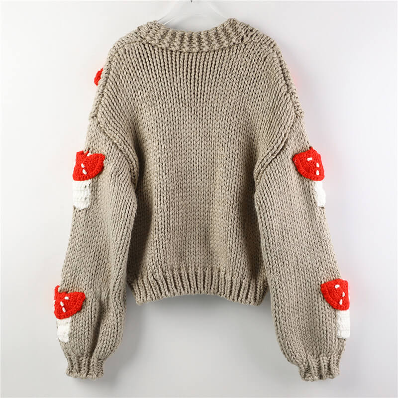 Fly Agaric Cardigan Crochet Aesthetic