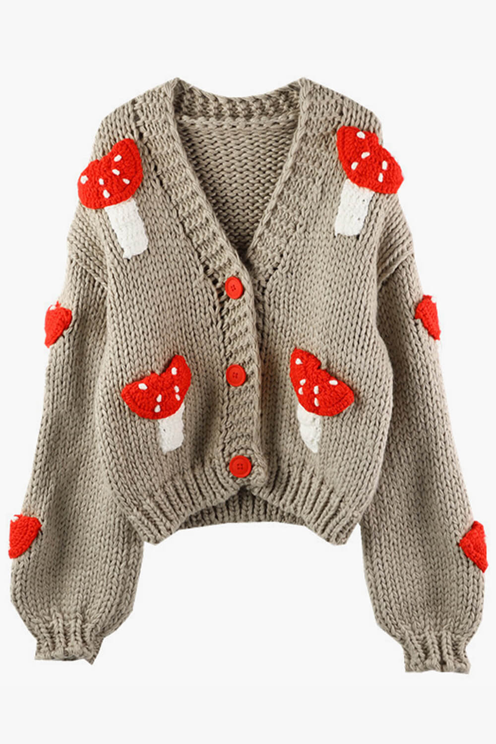 Fly Agaric Cardigan Crochet Aesthetic