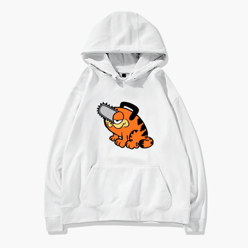 Garfield Pochita Hoodie Chainsaw Man