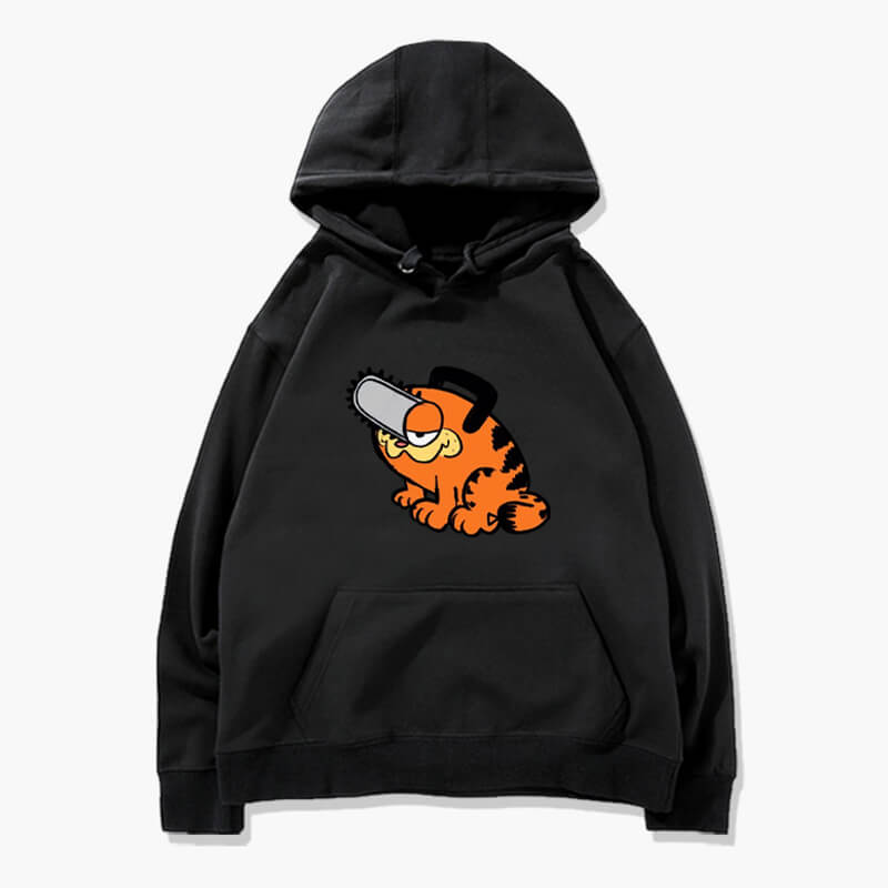 Garfield Pochita Hoodie Chainsaw Man