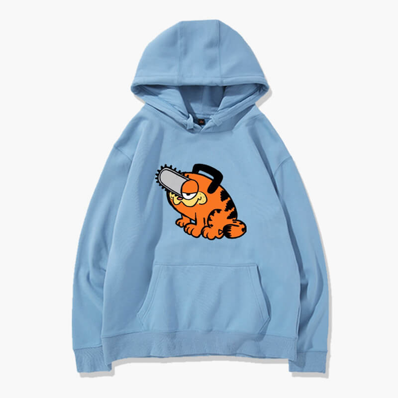 Garfield Pochita Hoodie Chainsaw Man