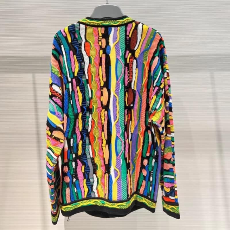 Grandmacore Aesthetic Coogi Cardigan Soft Colors