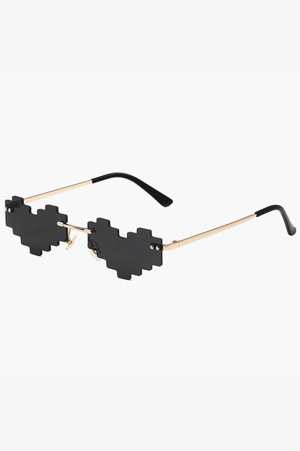 Heart Shape Pixel Glasses Anti-UV