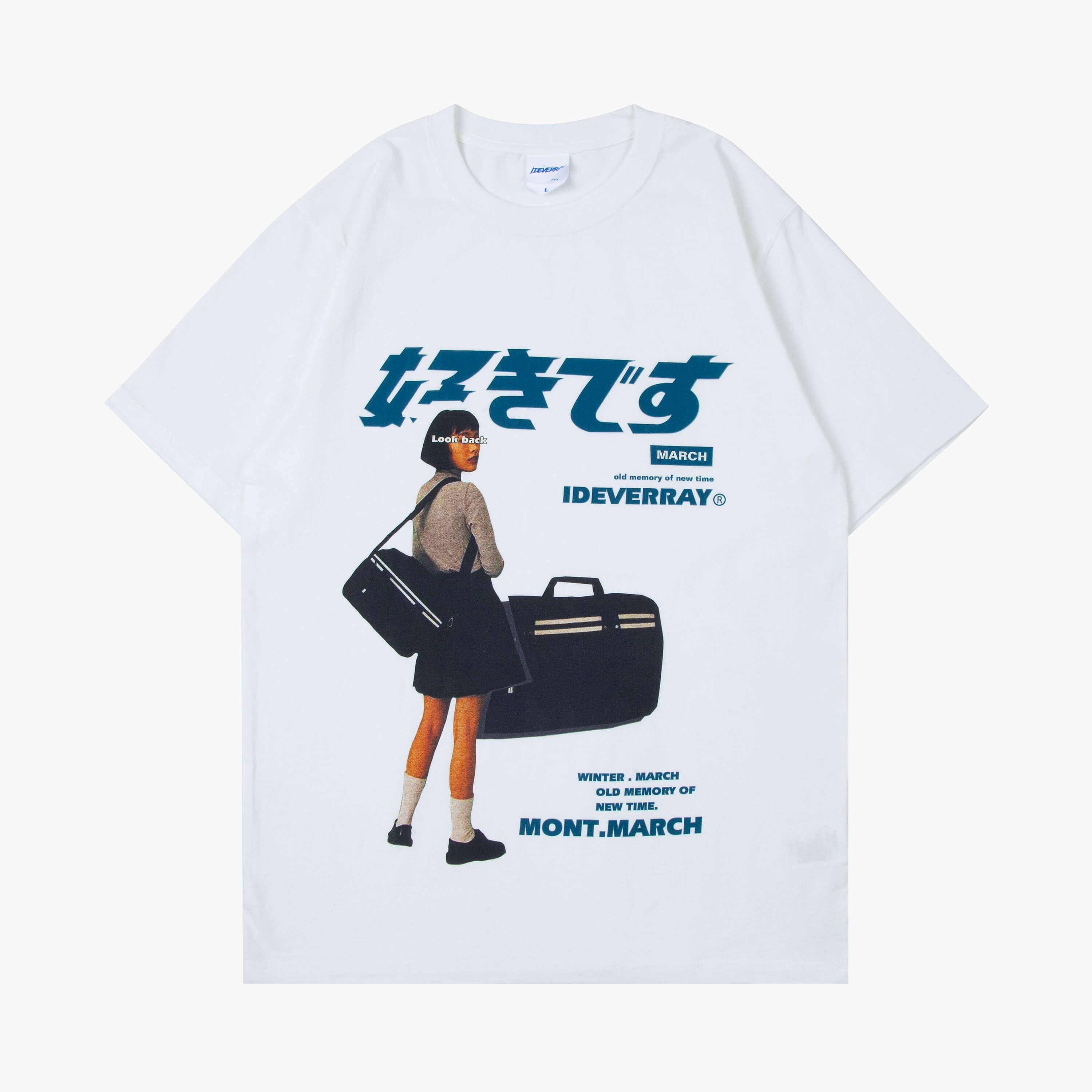 Japanese Retro Travel Girl T-Shirt