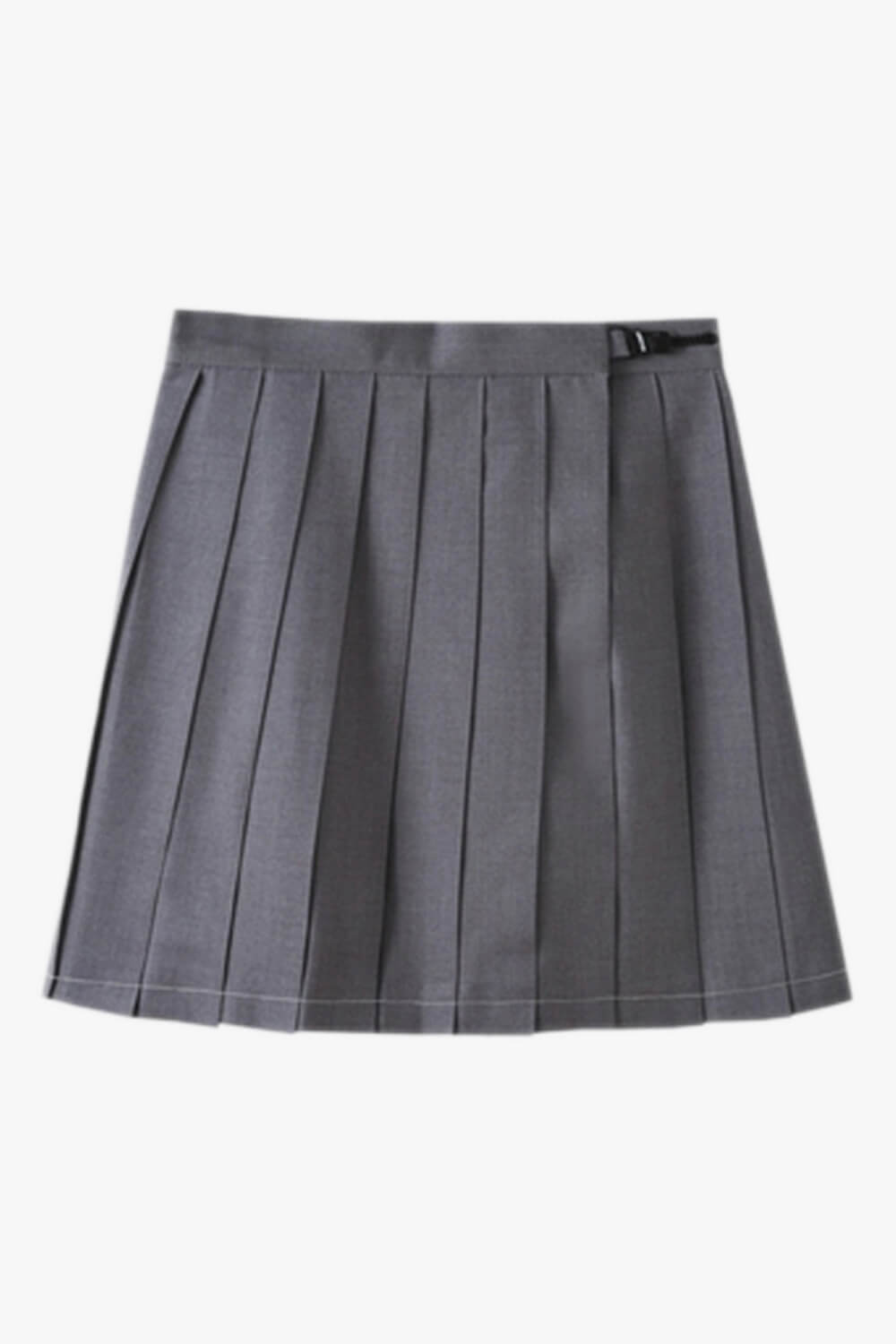 Japanese School Girl Gray Plaid Skirt