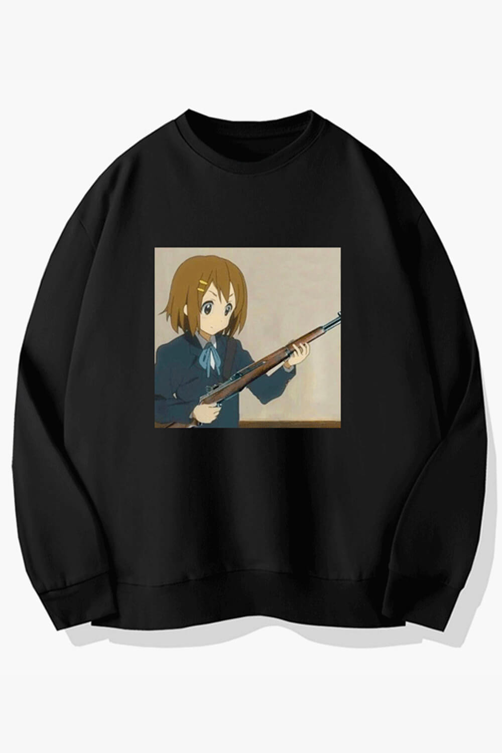 K-On Yuri with Rifle Anime Sweatshirt Animecore