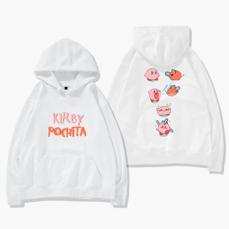 Kirby Pochita Chainsaw Man Hoodie