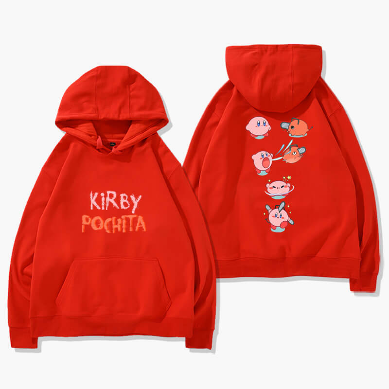 Kirby Pochita Chainsaw Man Hoodie