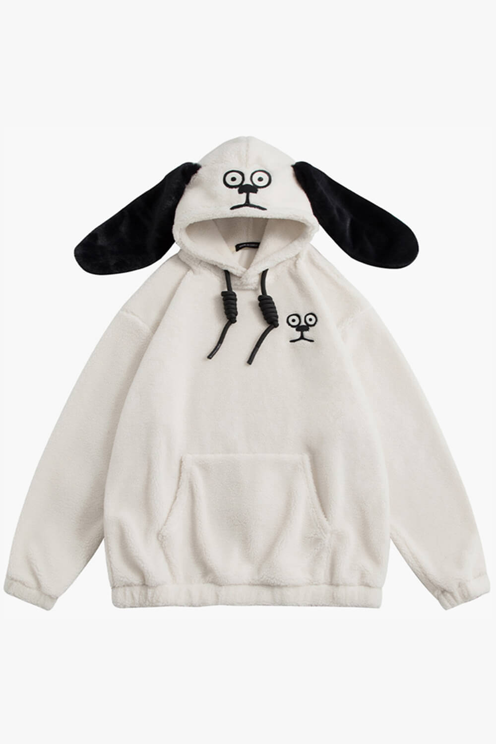 Omg Face Dog Cute Hoodie Hood Ears