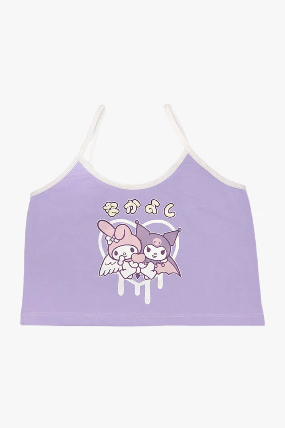 Pastel Kuromi Aesthetic Crop Top