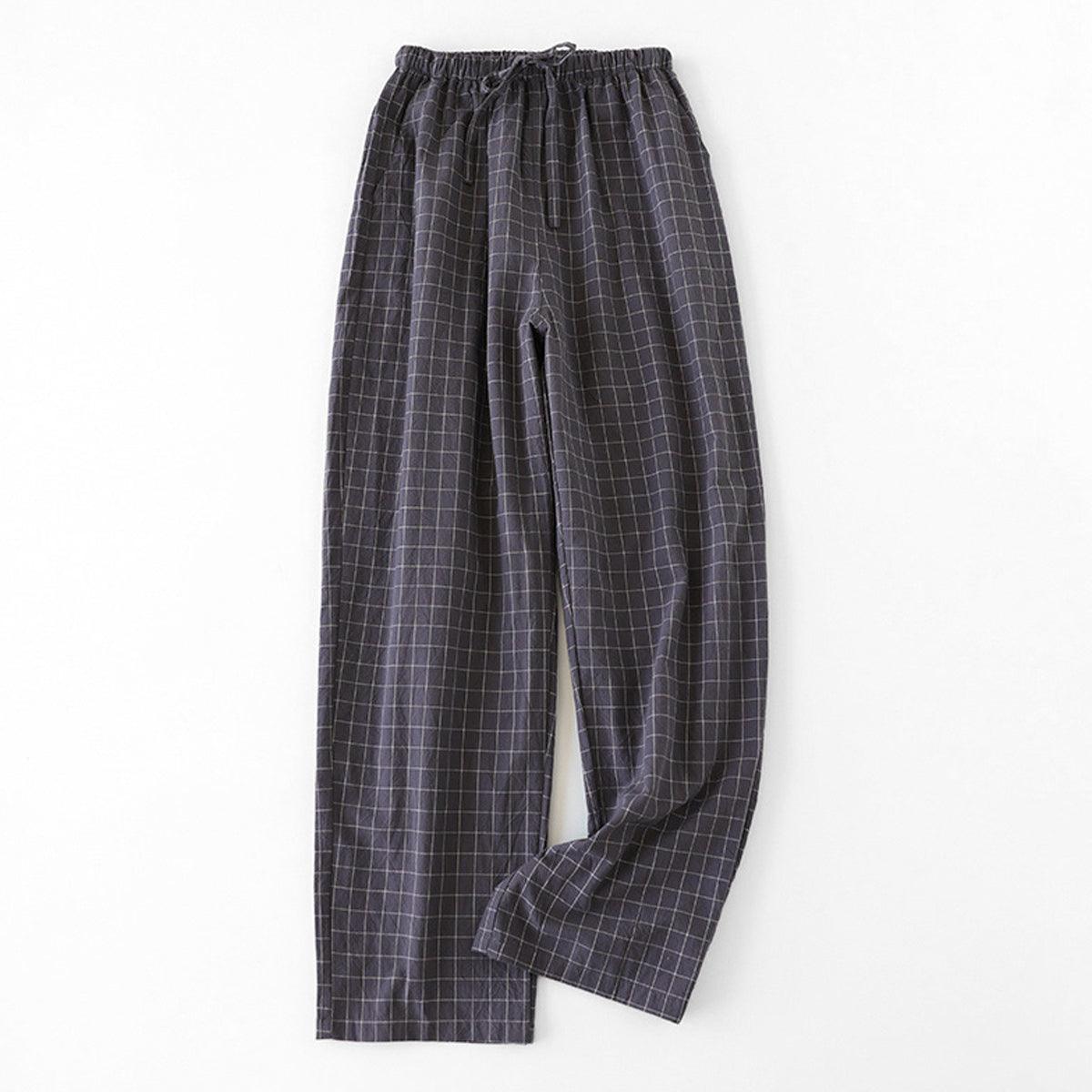 Plaid Grid Soft Girl Pajama Pants