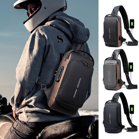 USB Charging Sport Sling Anti-theft Shoulder Bag – Peachloft