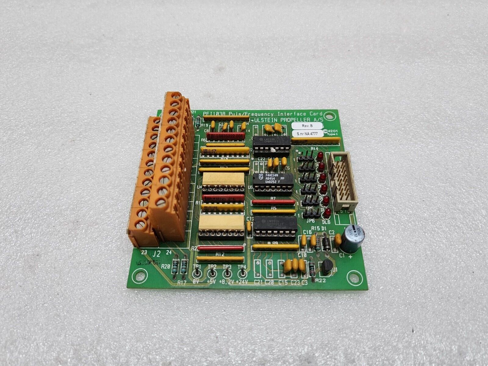 ULSTEIN PROPELLER A/S PFI1038 PULS FREQUENCY INTERFACE CARD