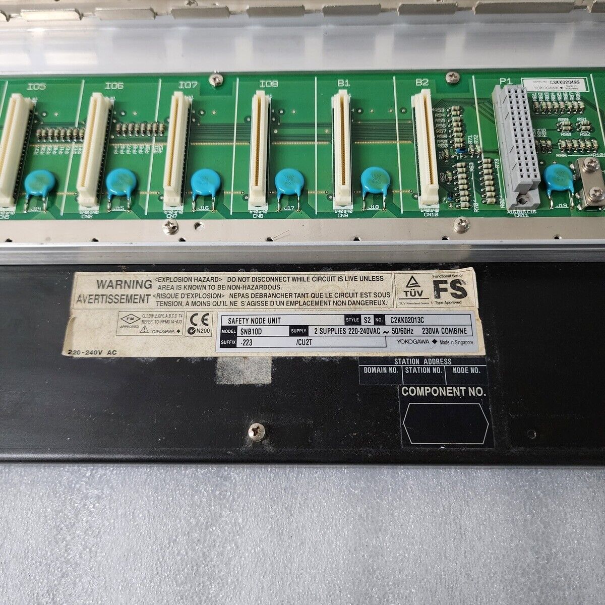 YOKOGAWA SNB10D-223-S2 SAFETY NODE UNIT SNB 10D