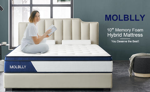 10 inches 12 inches Dream Memory Foam Hybrid Mattress overview