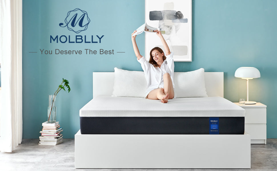 Molblly Cooling Gel Memory Foam Mattress