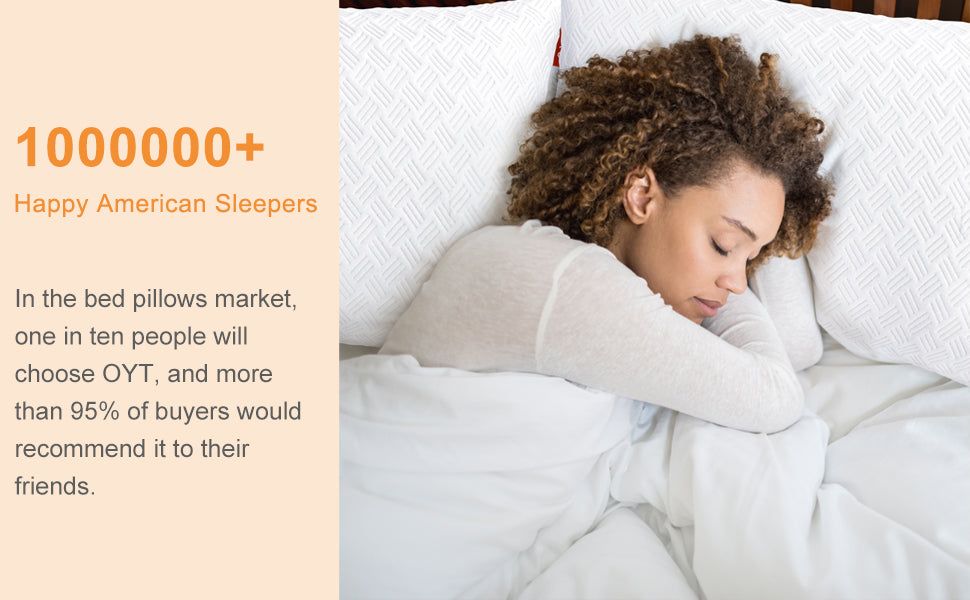 Memory Foam Cooling Bed Pillows for Sleeping