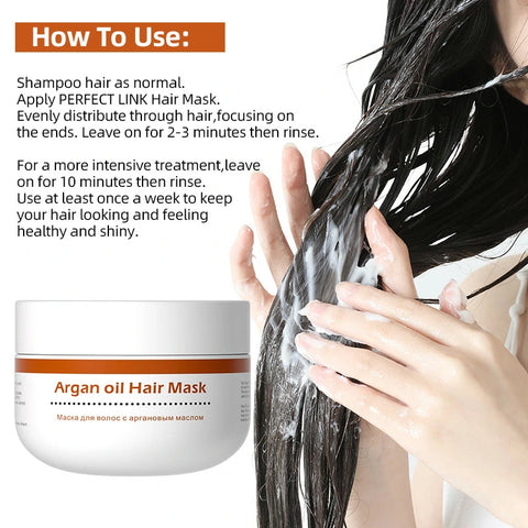 Perfectlink Argan Oil Hair Mask for Deep Repair and Smooth Hair