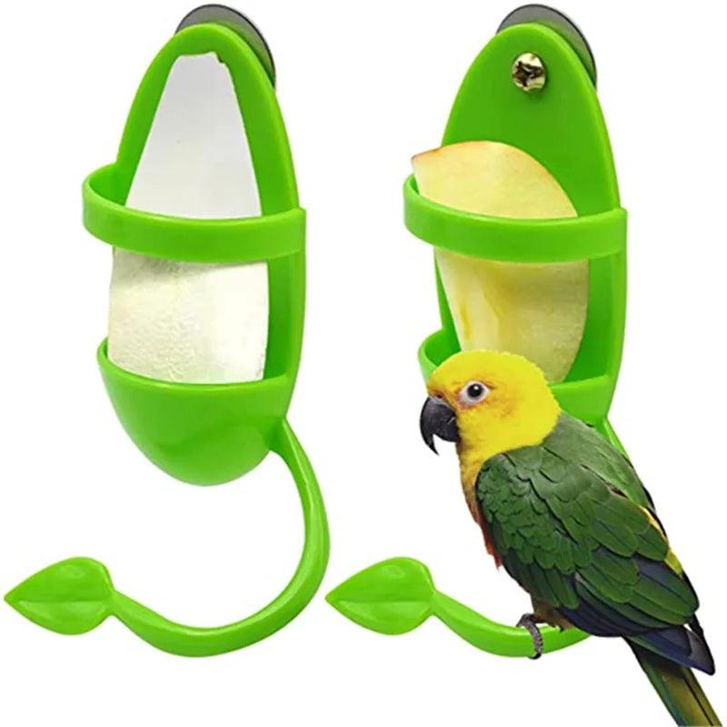 Parrot Feeder Hanging Cage Fruit Vegetable Holder