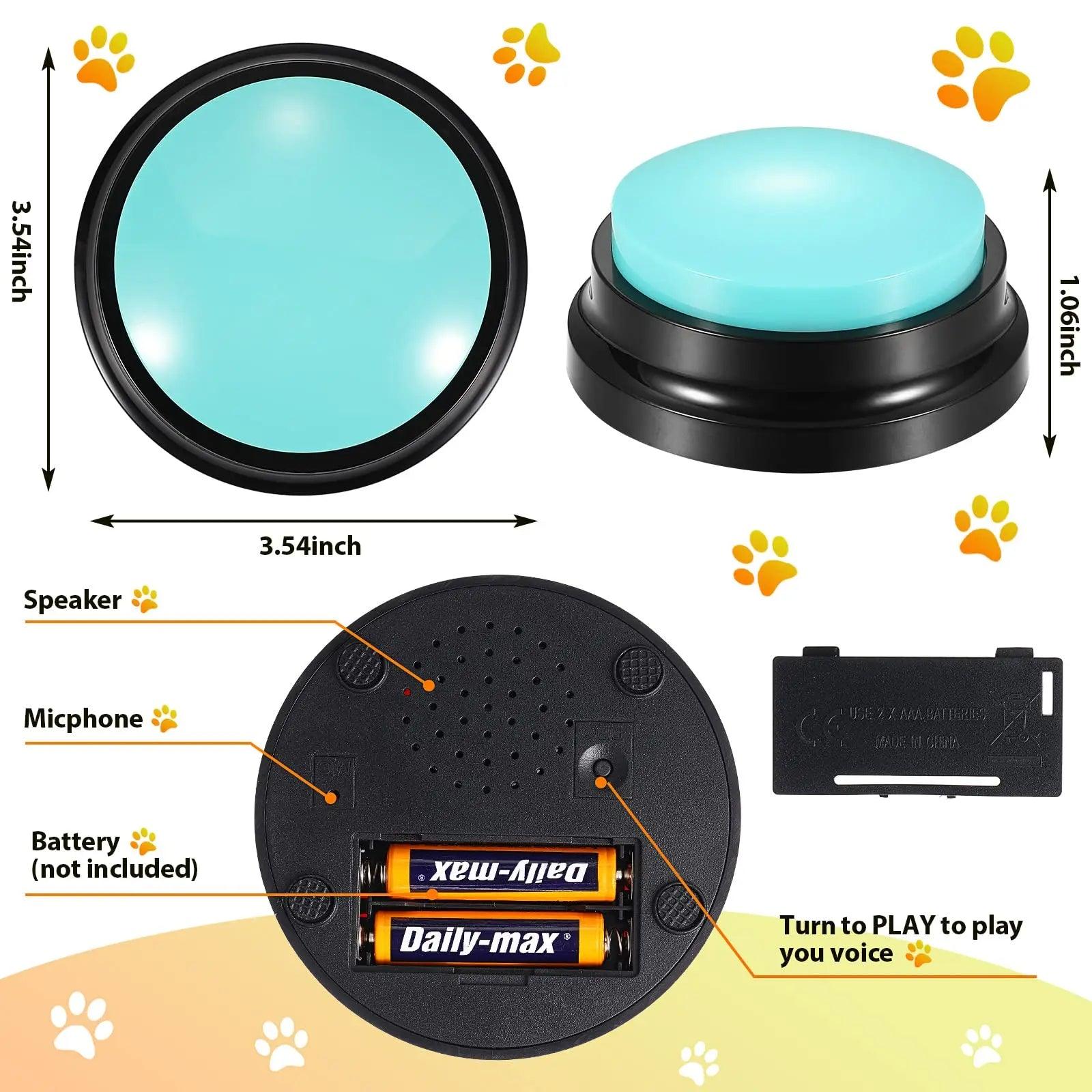 Voice Recording Pet Training Button