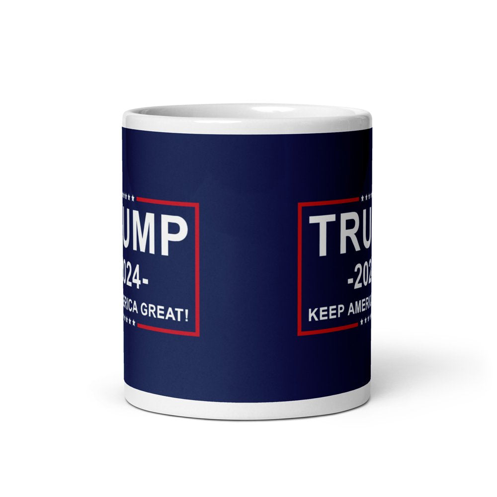 Trump 2024 Keep America Great Coffee Tea Ceramic Mug Office Work Cup Gift 11Oz