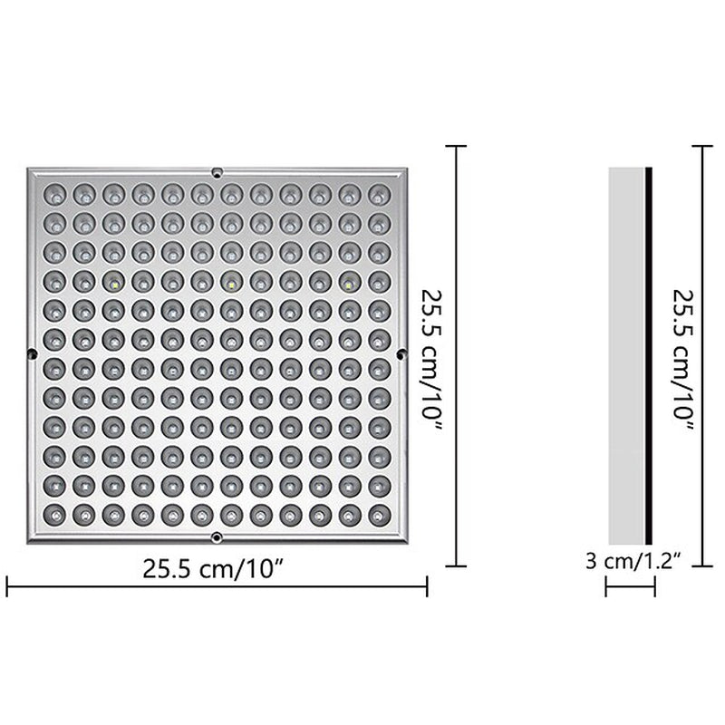 UV IR Grow Light for Indoor Plants LED Plant Growing Light Full Spectrum 45W 144LED Beads Energy Saving 85-265V Greenhouse Hydroponic Vegetable Flower