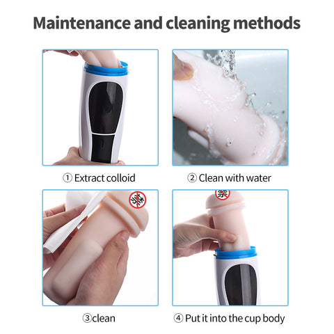 how to clean male masturbator
