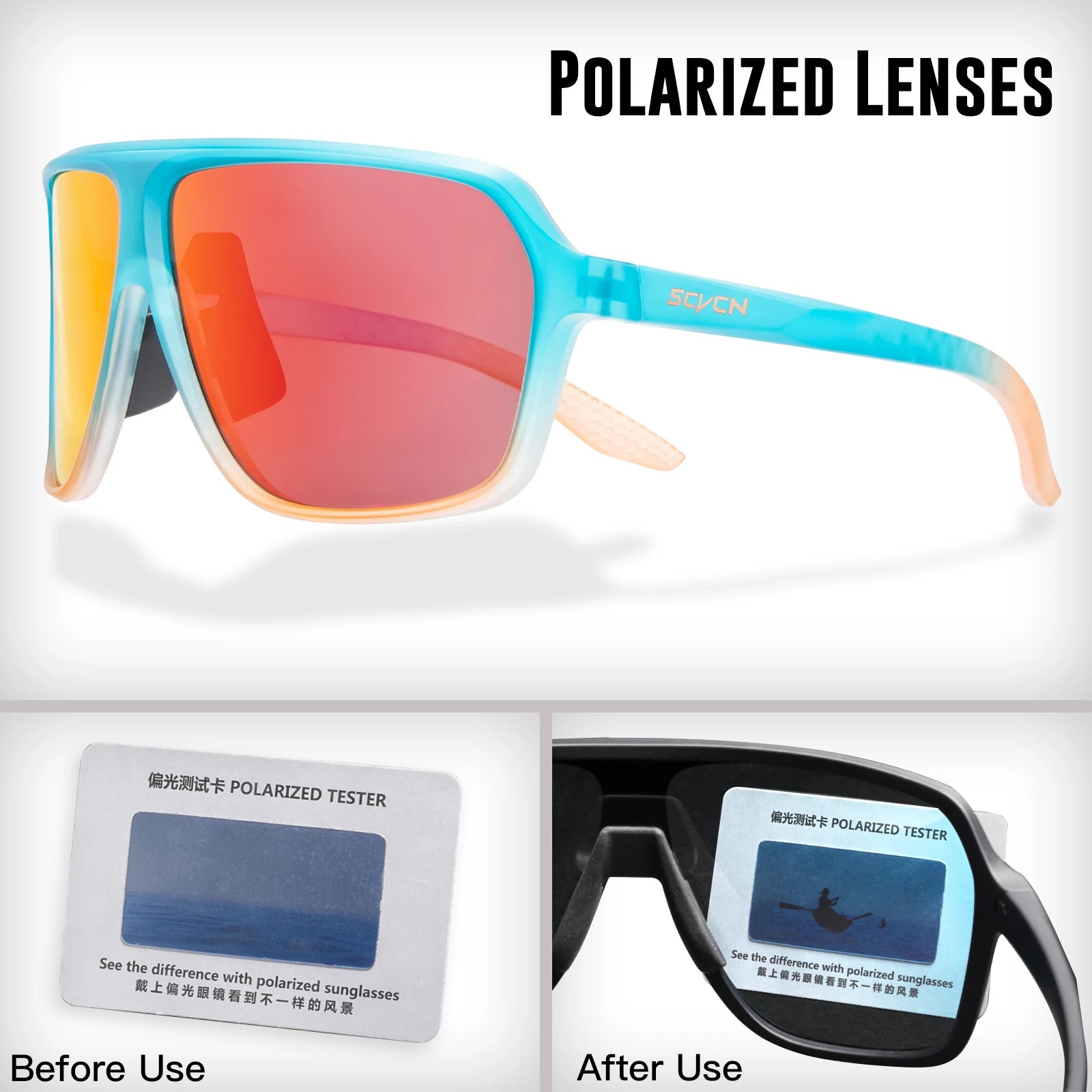 Outdoor Sports Polarized Cycling Glasses