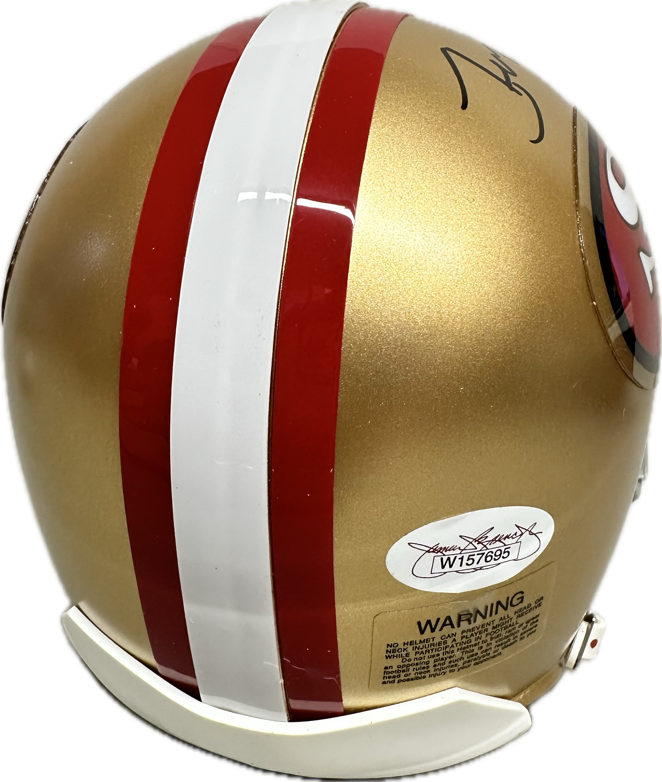 Jerry Rice Signed San Fran Speed Mini Football Helmet (PIA/JSA)
