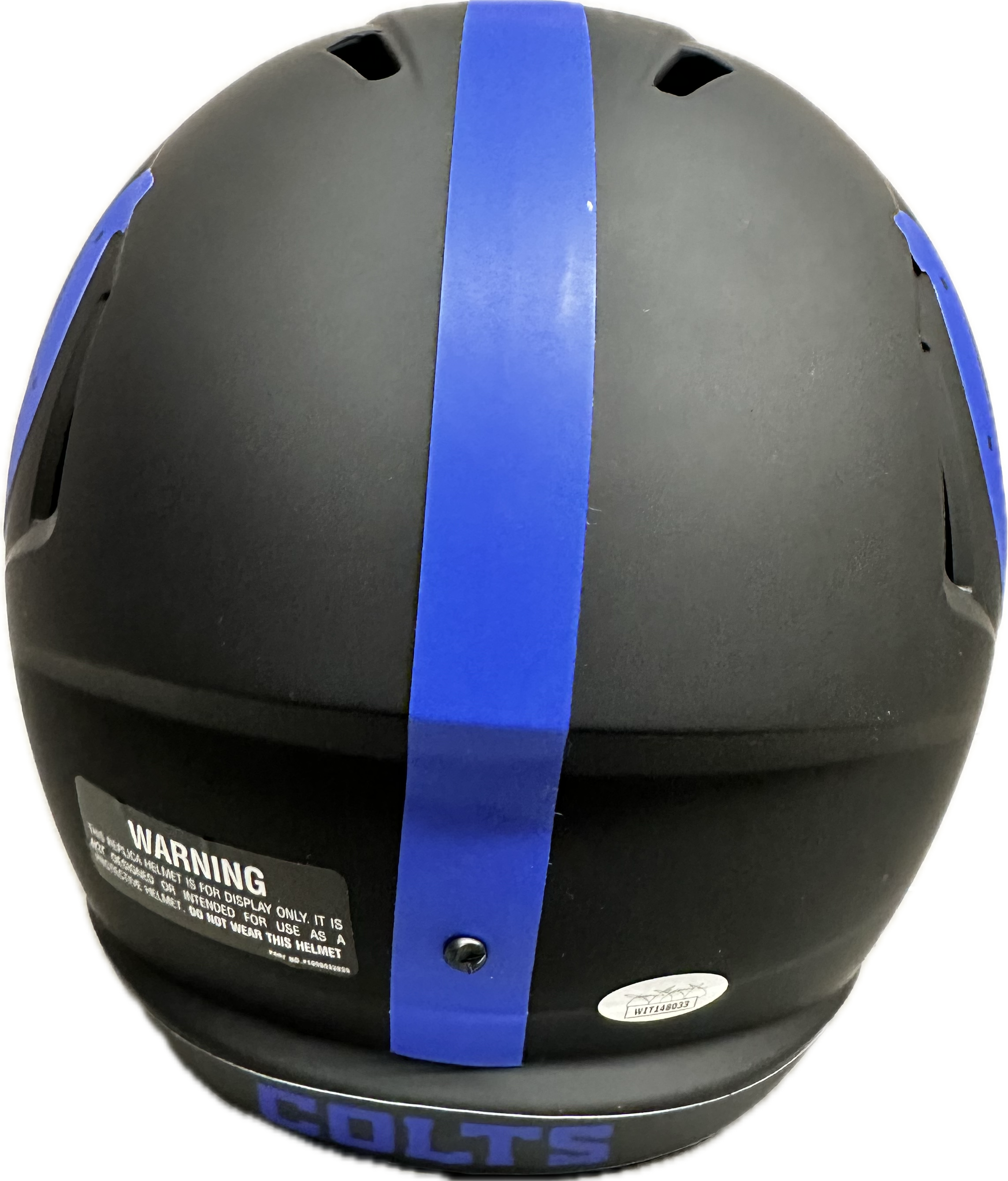 Marvin Harrison Indianapolis Eclipse Signed Full Size Football Helmet (JSA)