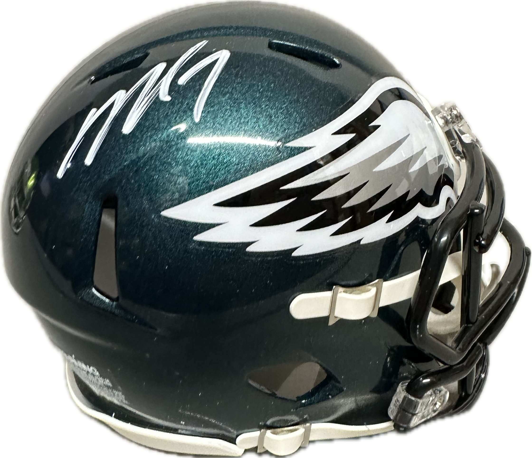 Michael Vick Home Philadelphia Signed Mini Football Helmet (JSA)