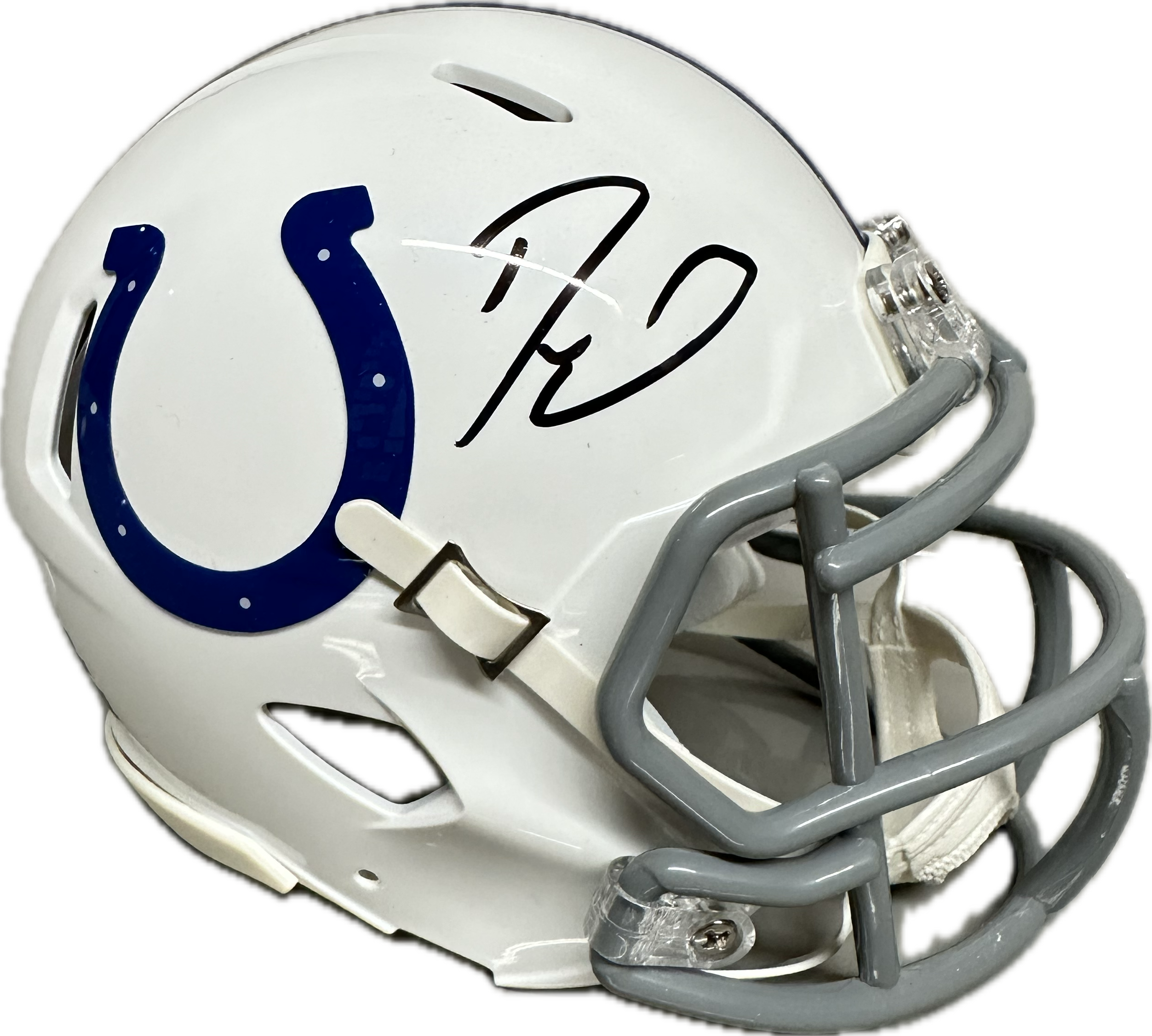 Darius Shaquille Leonard Indianapolis White Speed Mini Football Helmet (JSA)