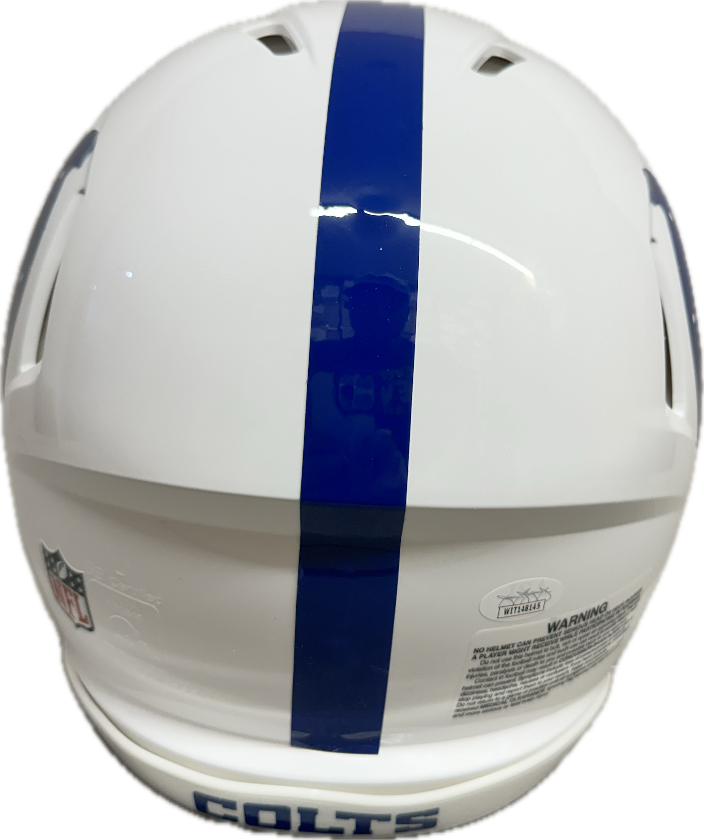 Marvin Harrison Indianapolis Signed Full Size Football Helmet (JSA)