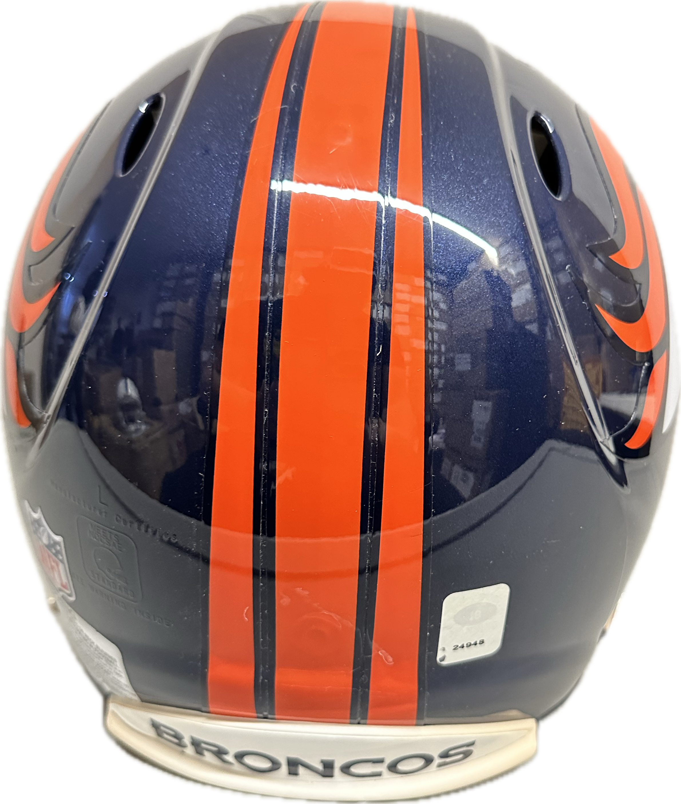 Peyton Manning Denver Signed Full Size Football Helmet (JSA)