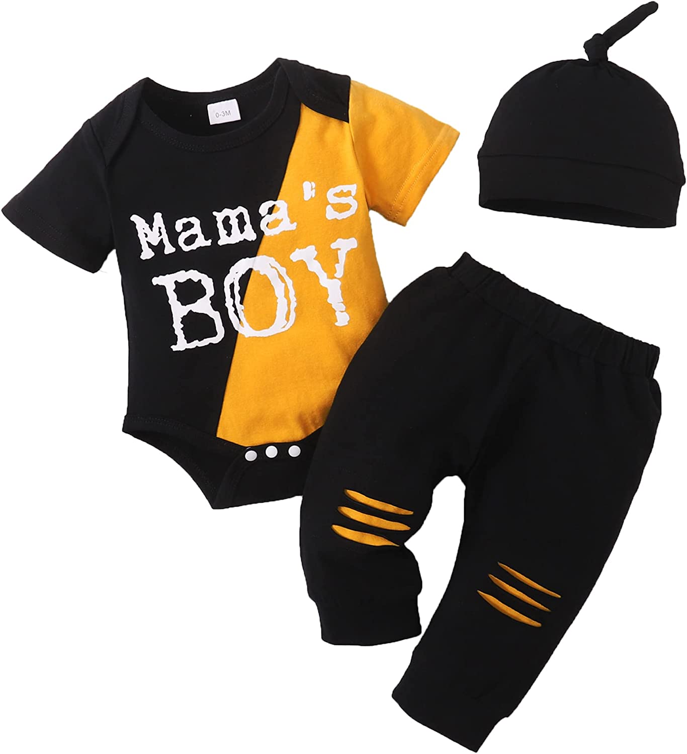 Newborn Baby Boy Clothes Camo Set