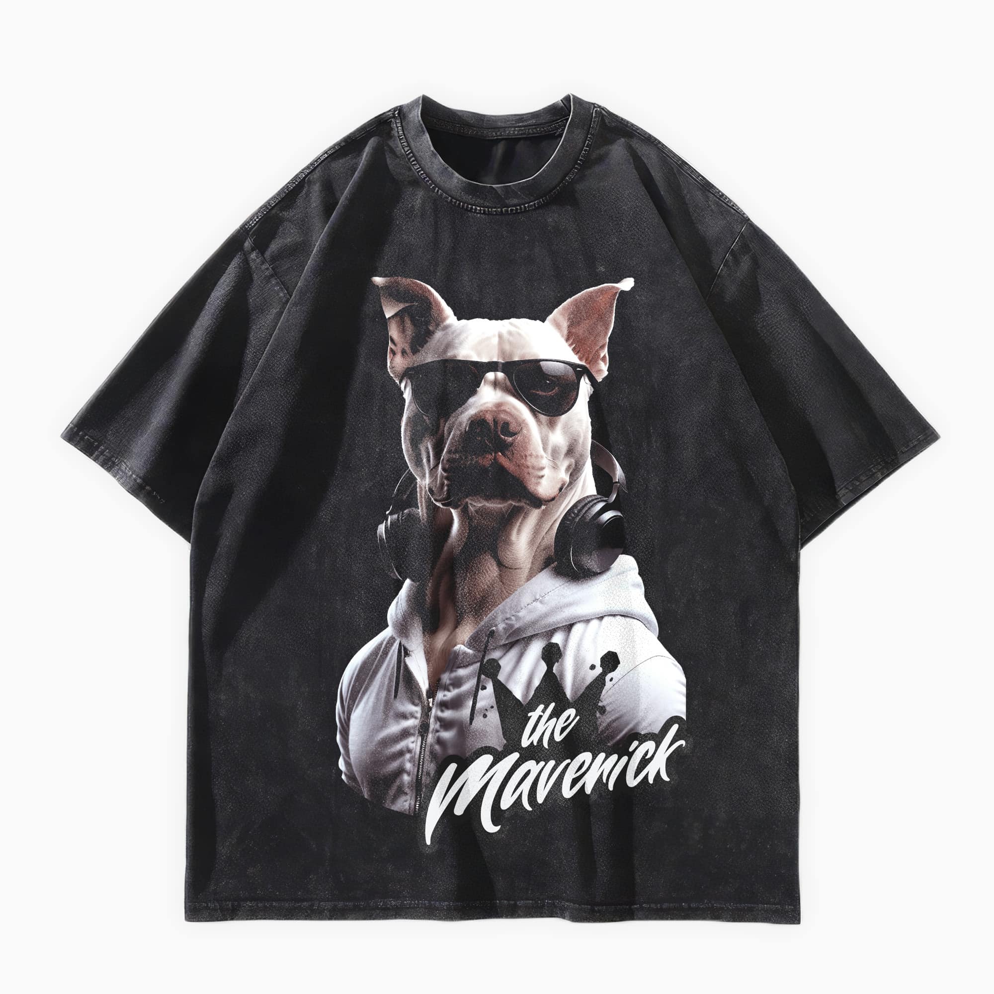 The Maverick Pitbull Oversized Washed T-Shirt