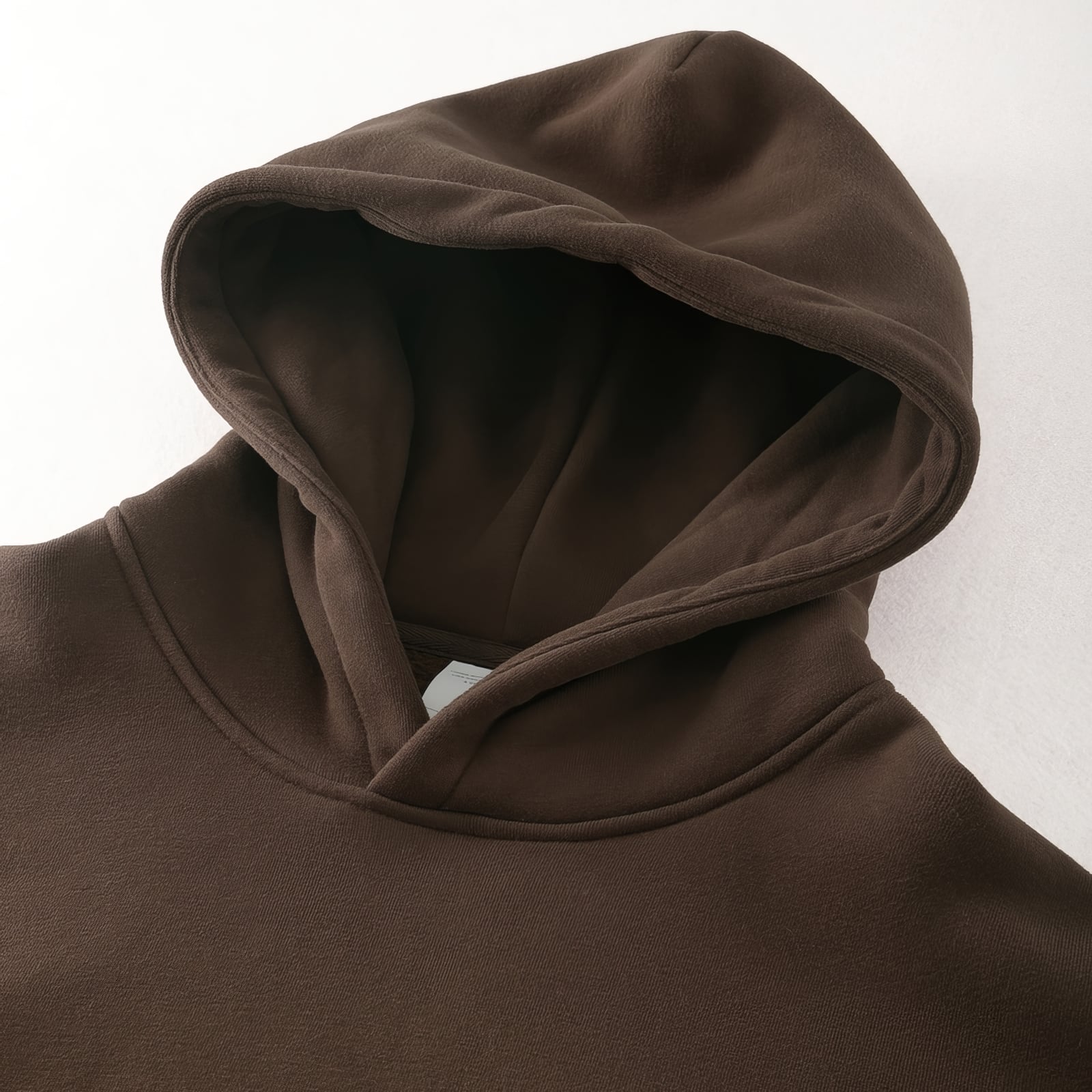 Oversized Solid Fleece Hoodie