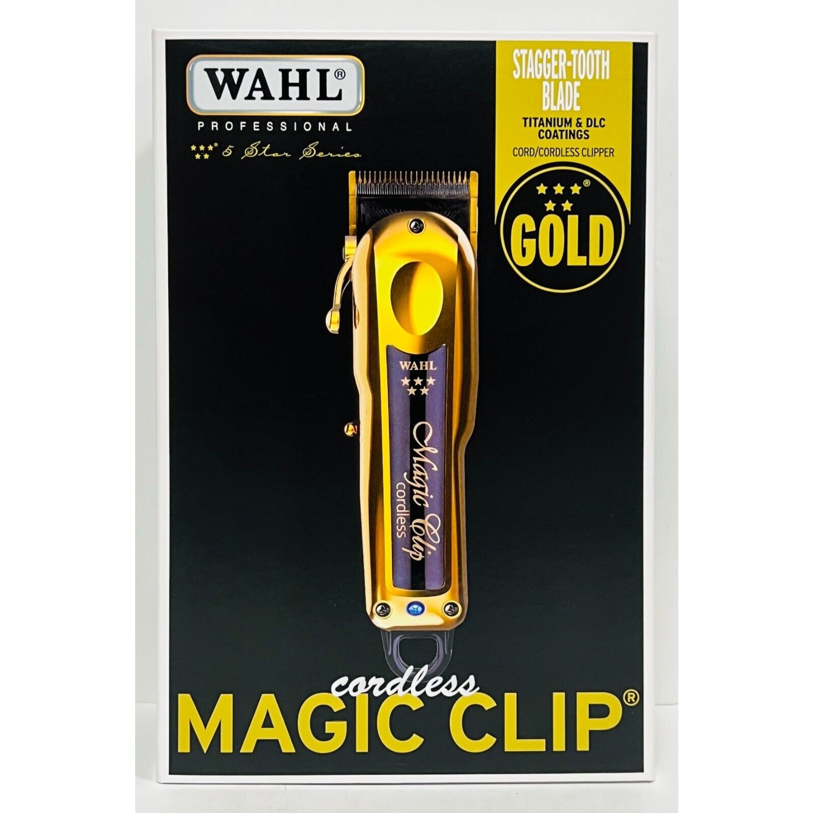 Wahl 8148-700 5-Star Gold Cordless Magic Clip Cordless Stand Limited Edition NEW