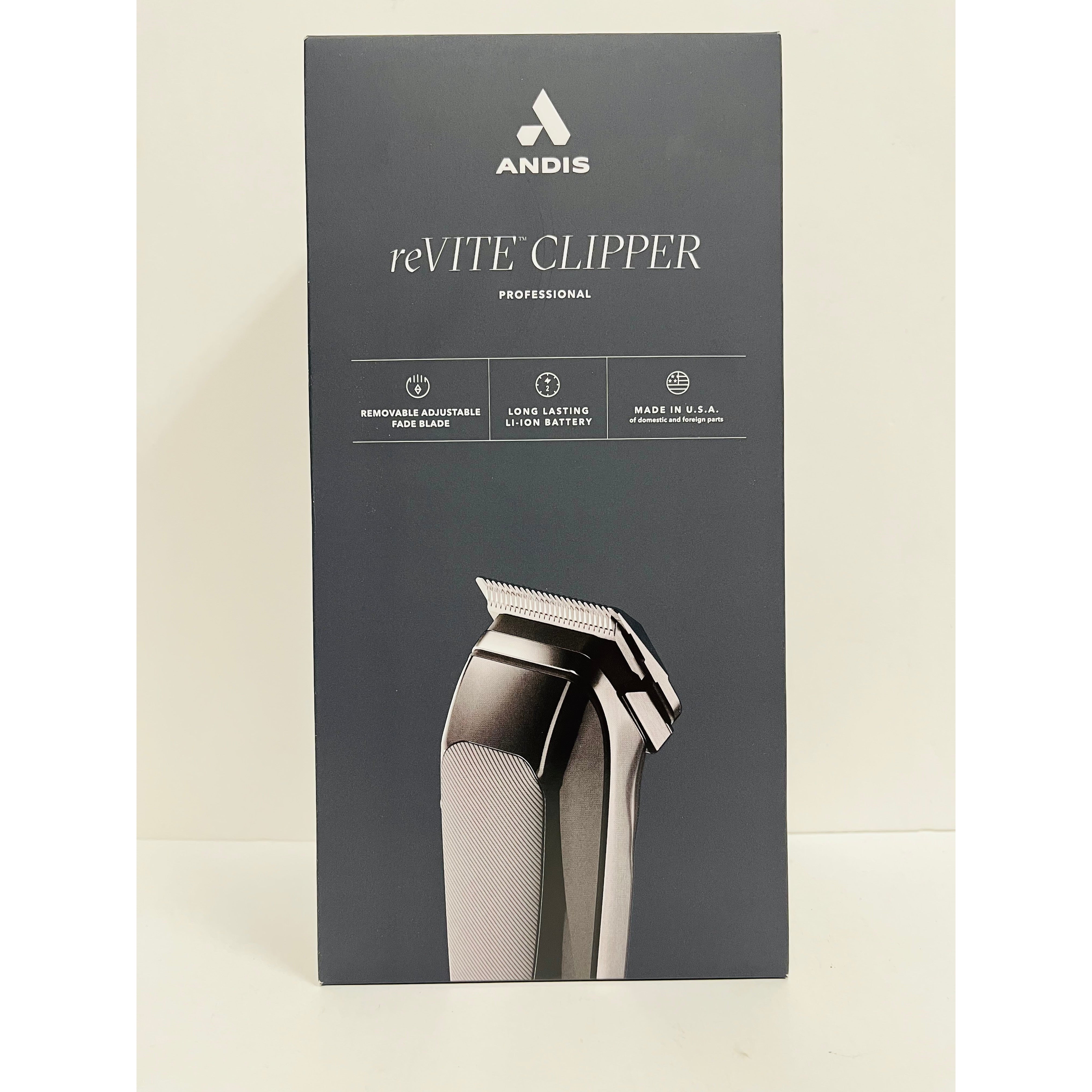 Andis 86000 reVITE Clipper Professional Long Last Li-Ion Battery Elevated Design