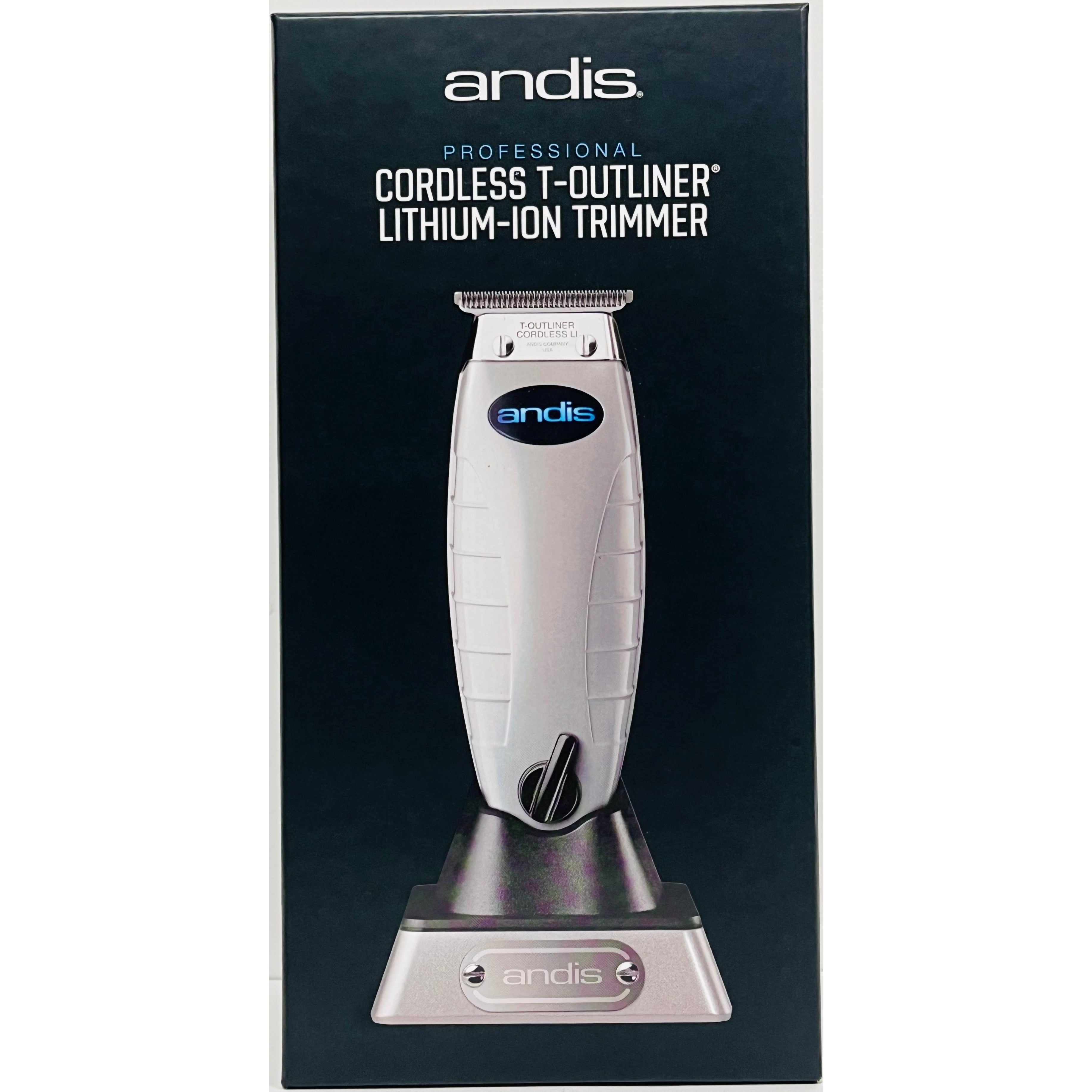 Andis 74000 Professional Cordless T-Outliner Li-Ion Trimmer Dual Voltage NEW