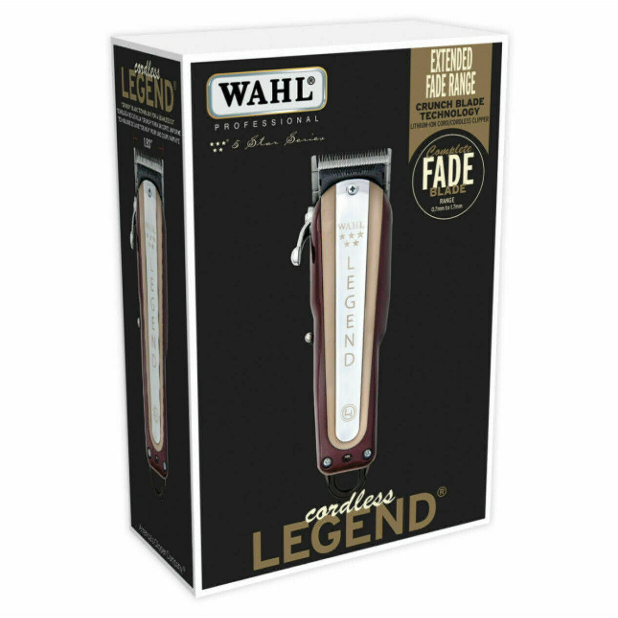 WAHL #8594 Professional 5-Star Series Cordless Legend Clipper Lithium-Ion