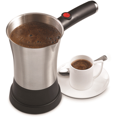 Brentwood TS-117S Stainless Steel Electric Turkish Coffee Maker 5 Turkish Cups