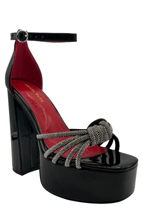 SALVATORE-BLACK PLATFORM SANDAL