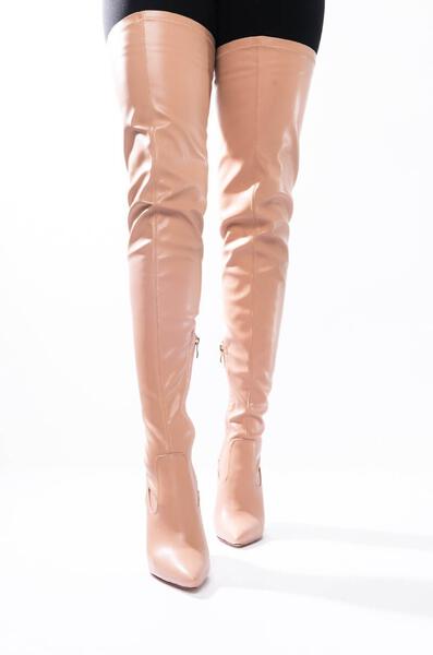 MINDFUL NUDE PU BOOT