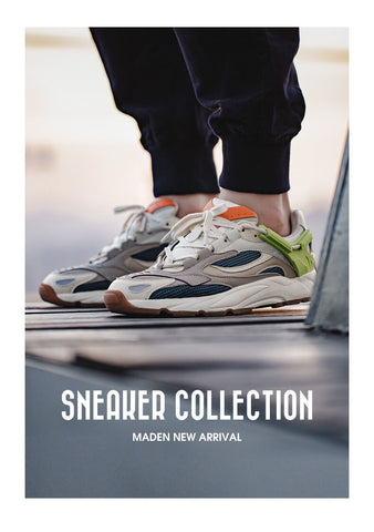 Mesh design keeps the inside of the jogging sneaker connected to the outside, cool and breathable