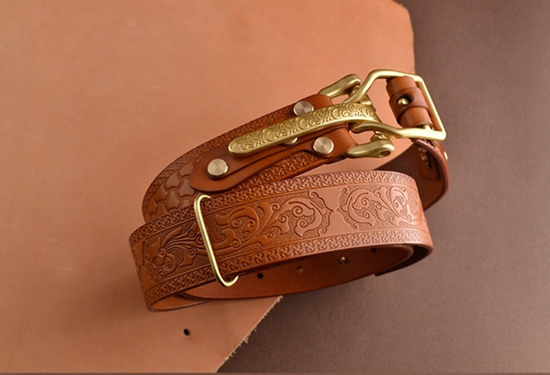 western leather belts for men