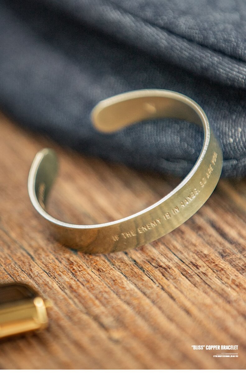 design copper bracelet for men