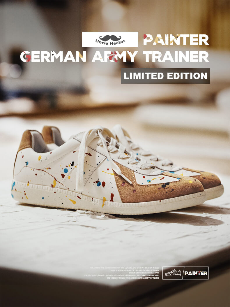 Chaussures d'entraînement allemand graffiti